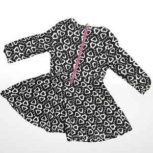 FabKids Jagged Hearts Dress XSG